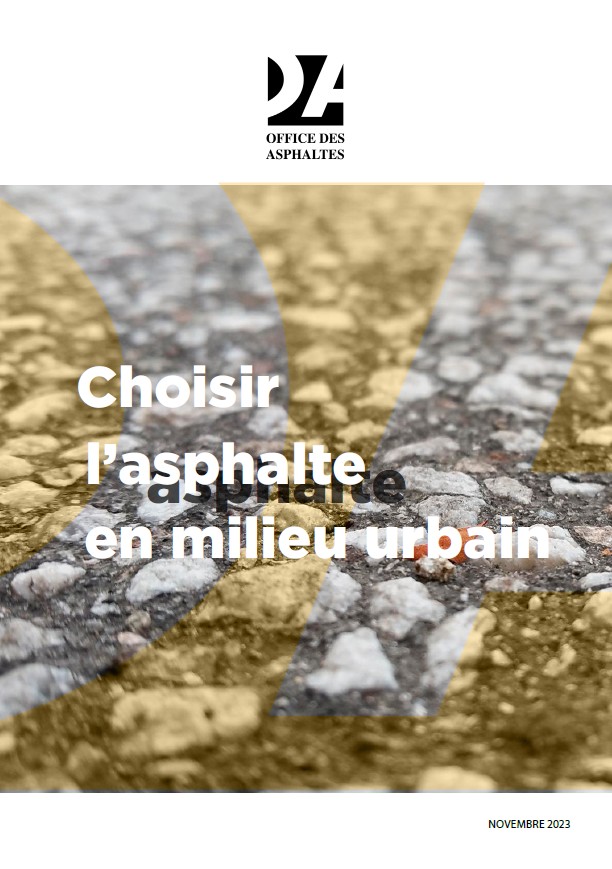 Choisir l'asphalte en milieu urbain